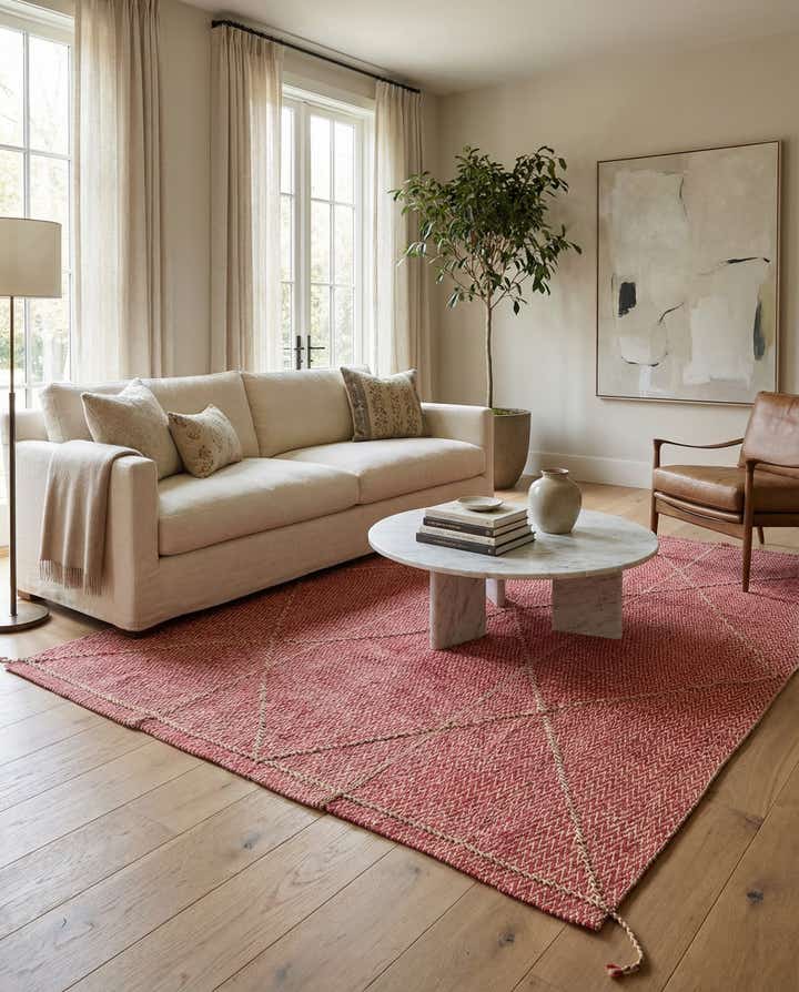 8' 9 x 12' Hand Woven Kilim Modern Wool Rug