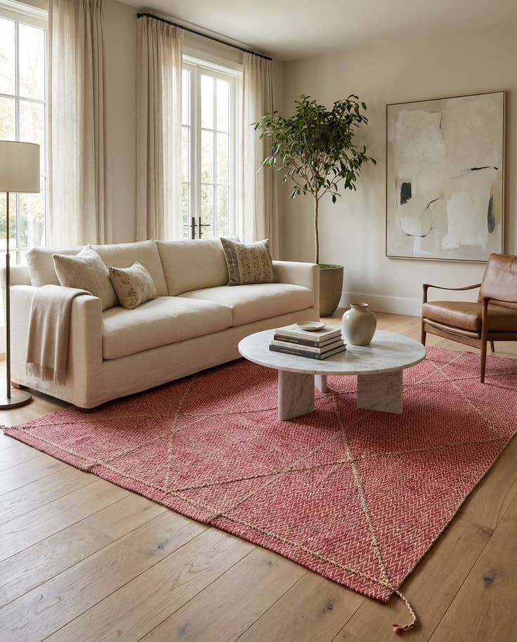 Detail image of 8' 9 x 12' Hand Woven Kilim Modern Wool Rug