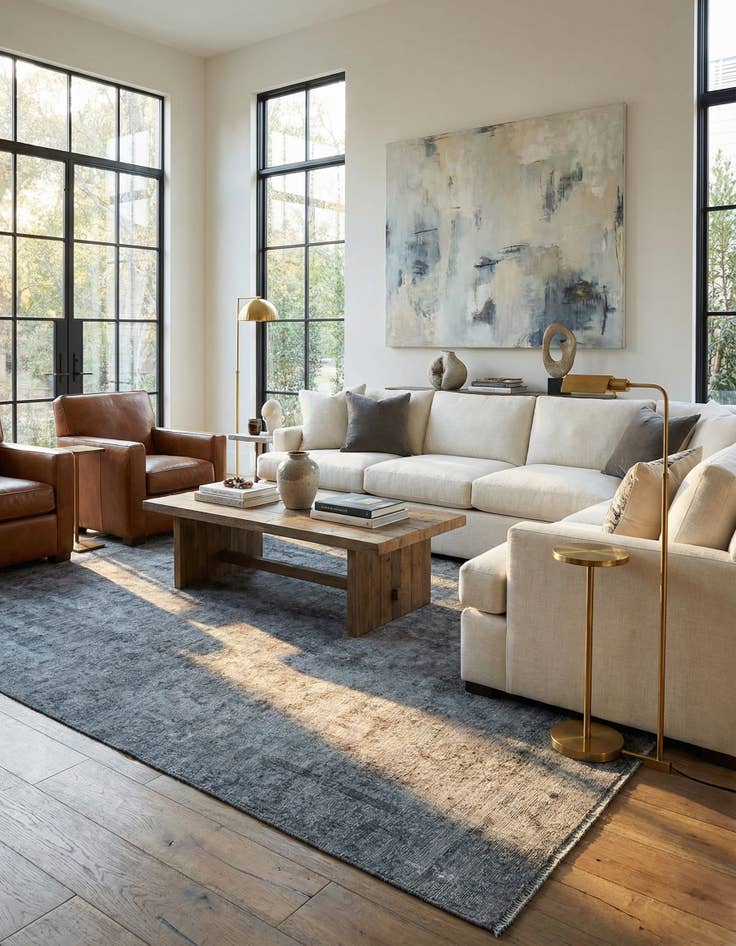 Detail image of 8' 9 x 12' 1  Hand Knotted Ultra Vintage Persian Wool Rug