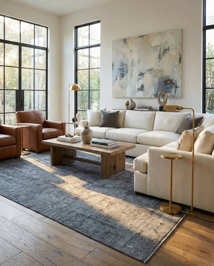 Detail image of 8' 9 x 12' 1 Hand Knotted Ultra Vintage Persian Wool Rug