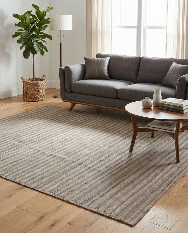 6' 1 x 7' Hand Woven Kilim Modern Wool Rug