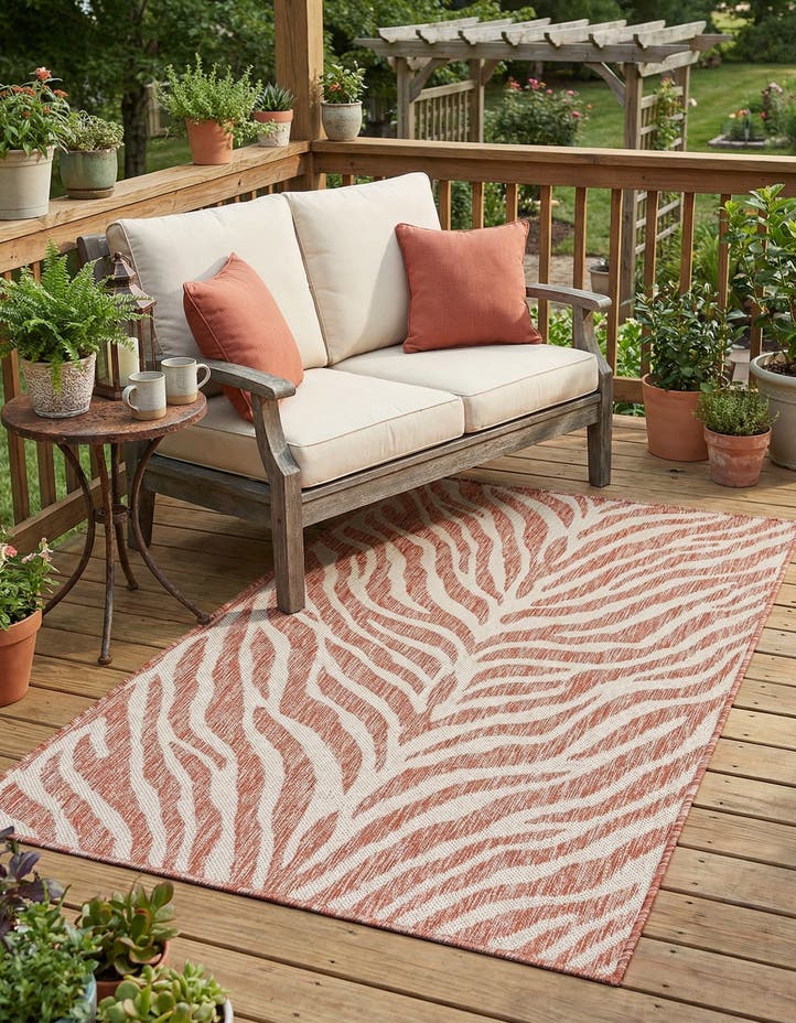 3' x 5' 3 Easy-Clean Safari Indoor / Outdoor...