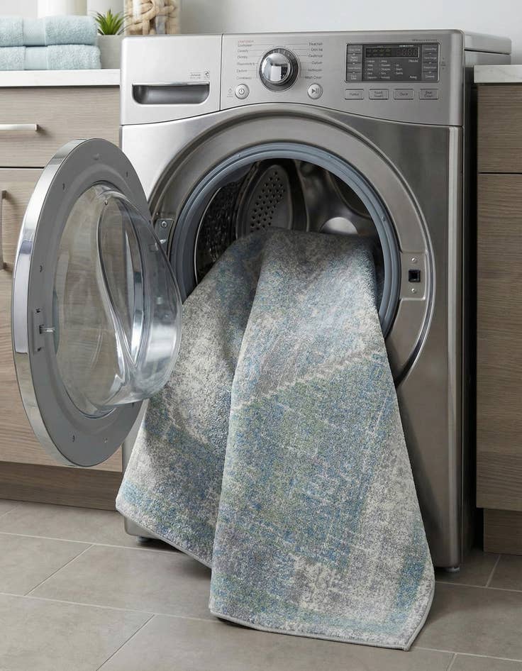 Detail image of  7' 10 x 10' Kamala Washable Rug