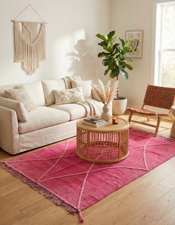 4' x 6' Hand Woven Kilim Modern Wool Rug