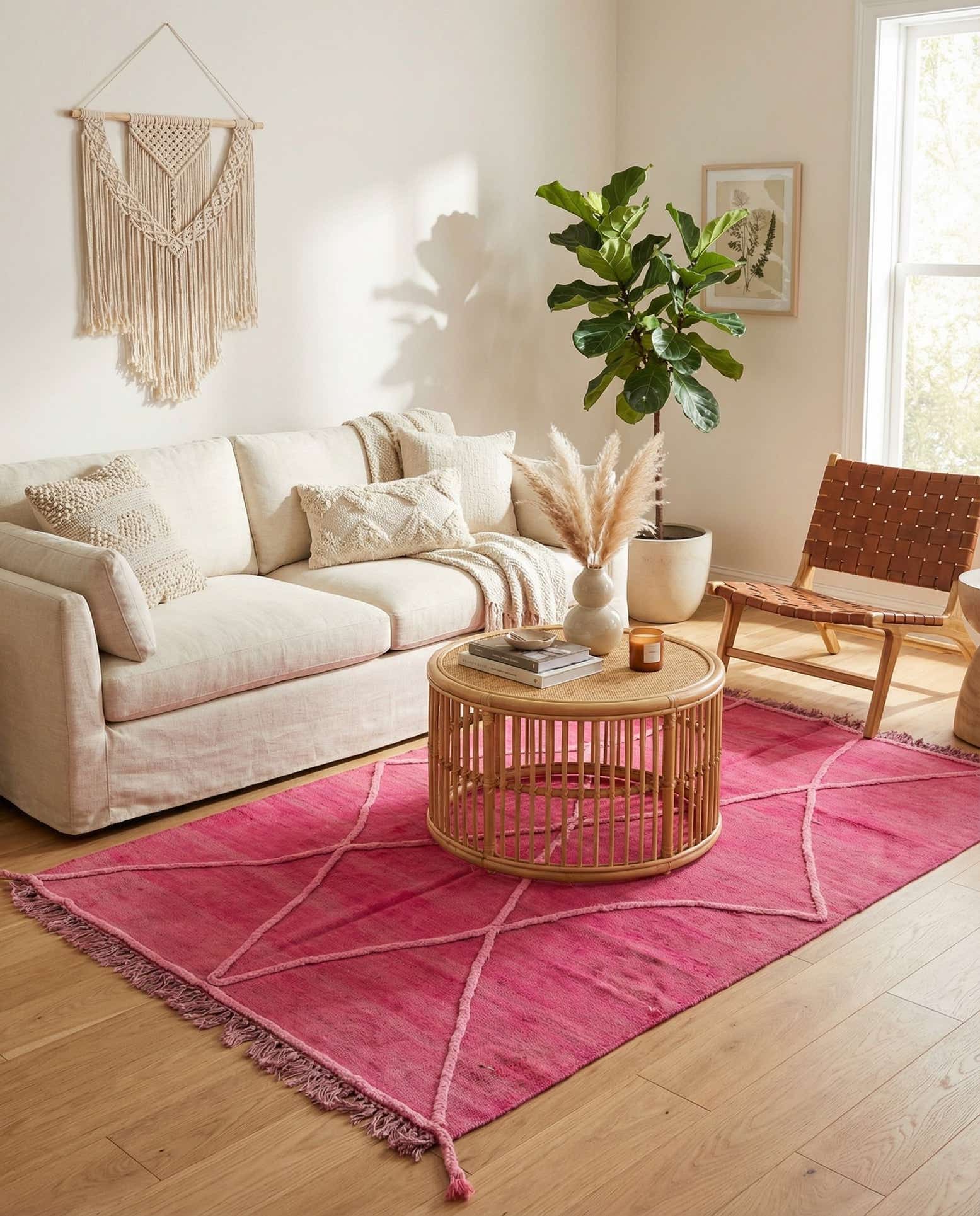 4' x 6' Hand Woven Kilim Modern Wool Rug