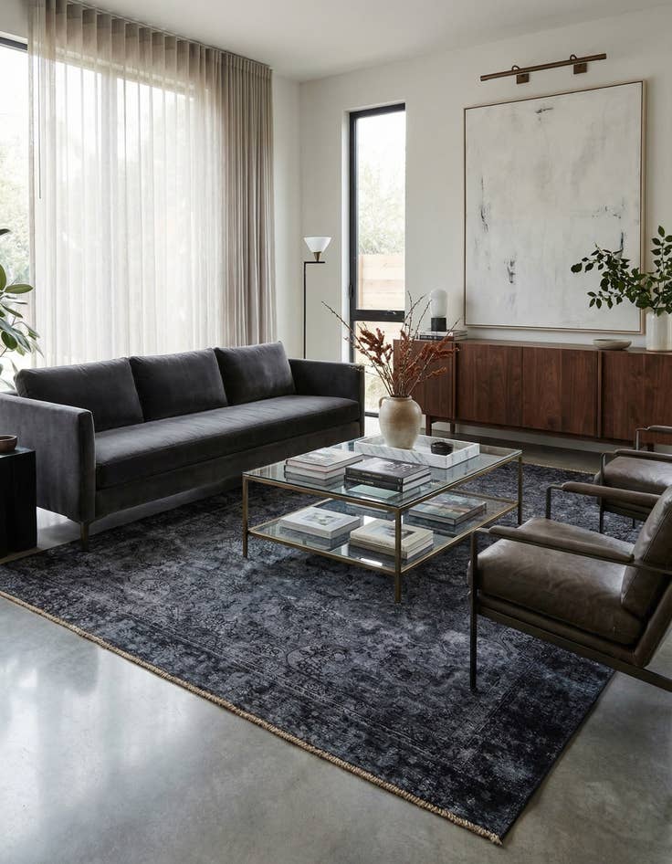 Detail image of 8' 7 x 12' 6  Hand Knotted Ultra Vintage Persian Wool Rug