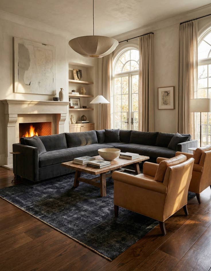 Detail image of 9' 5 x 15' 6  Hand Knotted Ultra Vintage Persian Wool Rug