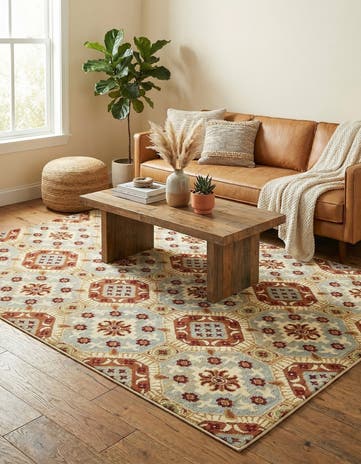5' 4 x 7' 7 Reproduction Gabbeh Rug