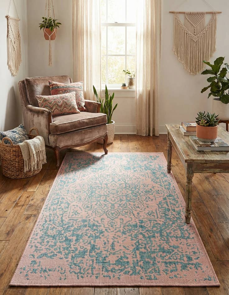 Detail image of 3' x 5' 3  Washable Jill Zarin Dubai Indoor / Outdoor Rug