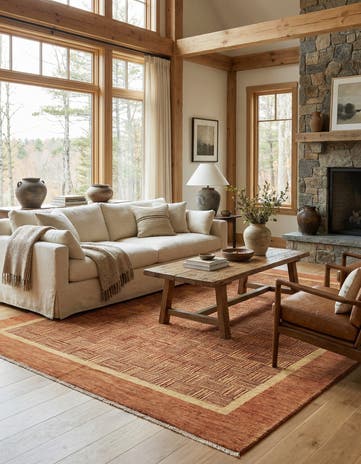 5' 9 x 9' Juma Wool Rug
