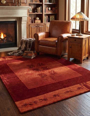 5' 8 x 7' 10 Hand Knotted Tibet Wool Rug