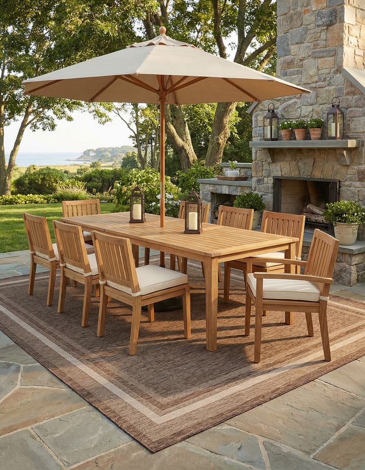 13' x 13' Easy-Clean Border Indoor / Outdoor...