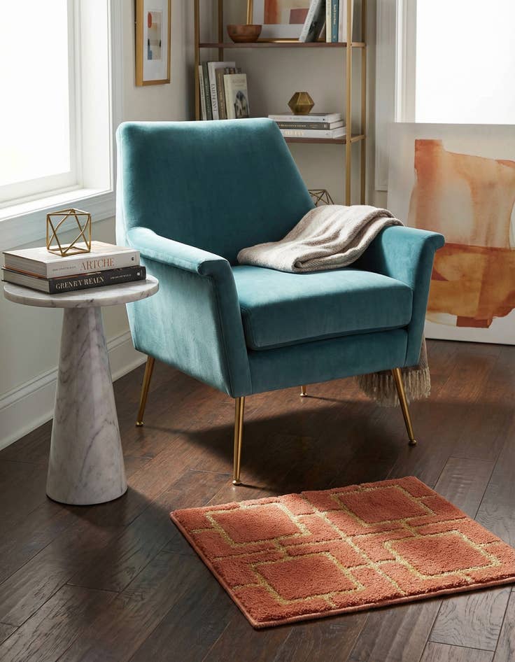 Detail image of 1' 4 x 1' 4  Marilyn Monroe&trade; Glam Deco Sample Rug