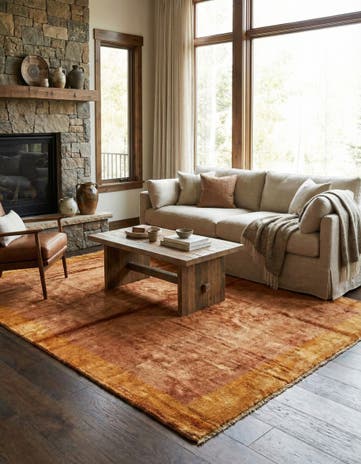 5' 5 x 8' 2 Hand Knotted Kashkuli Gabbeh Wool Rug