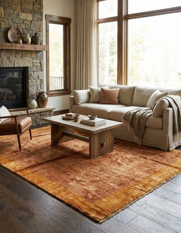 5' 5 x 8' 2 Hand Knotted Kashkuli Gabbeh Wool Rug