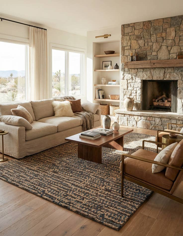 Detail image of 8' x 9' 11 Juma Wool Rug