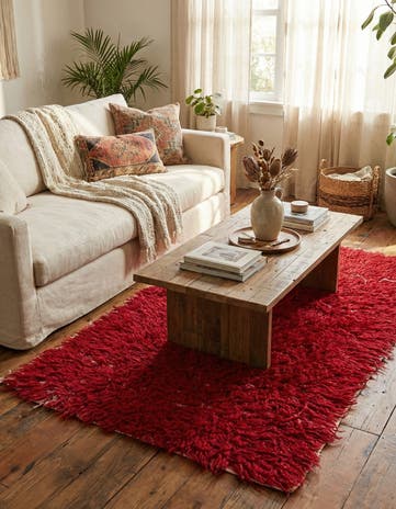 3' 3 x 5' 6 Hand Knotted Moroccan Wool Rug