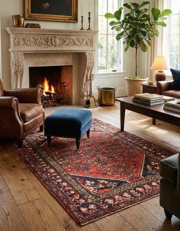 3' 7 x 5' 3 Hamedan Rug