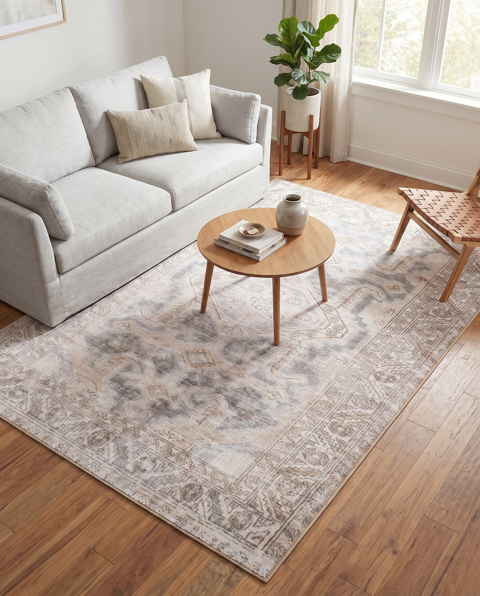 5' x 8' Washable Timeless Rug