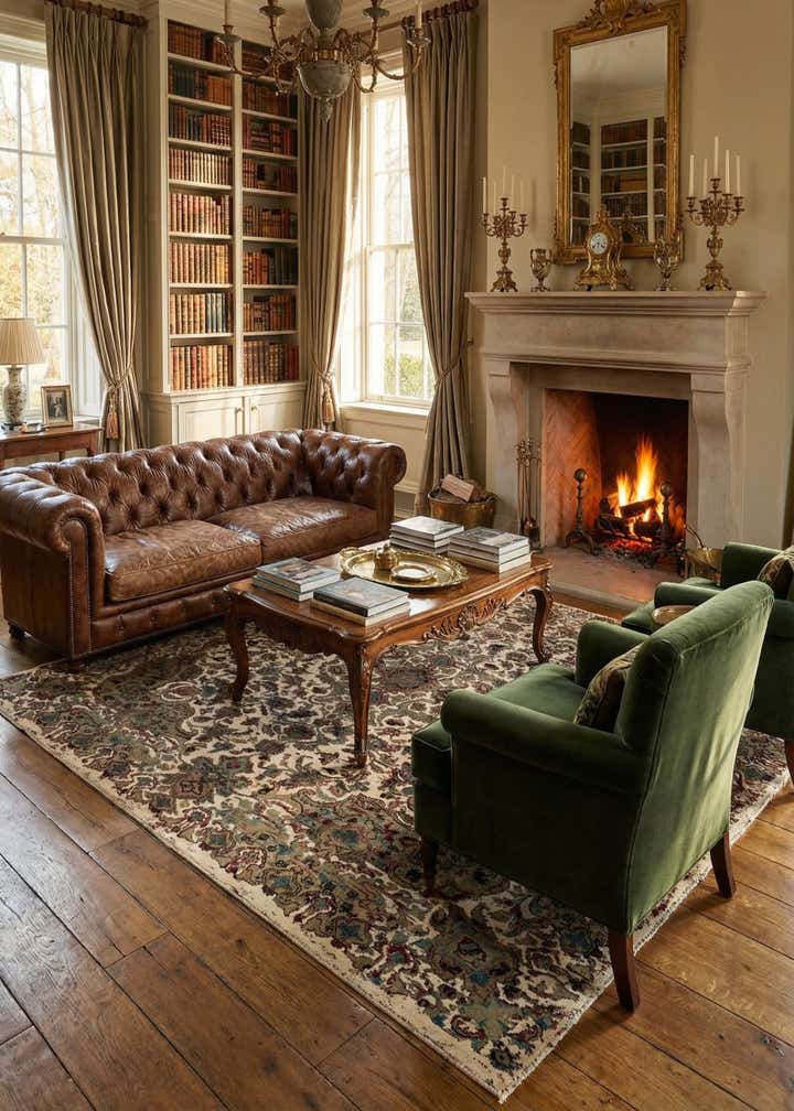 8' 2 x 9' 8 Vintage Royal Wool Rug