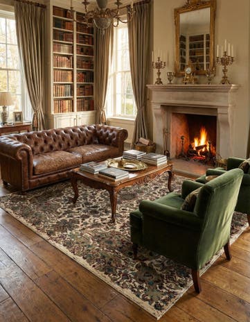 8' 2 x 9' 8 Vintage Royal Wool Rug