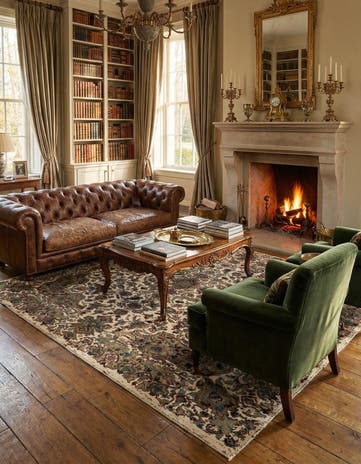 8' 2 x 9' 8 Vintage Royal Wool Rug