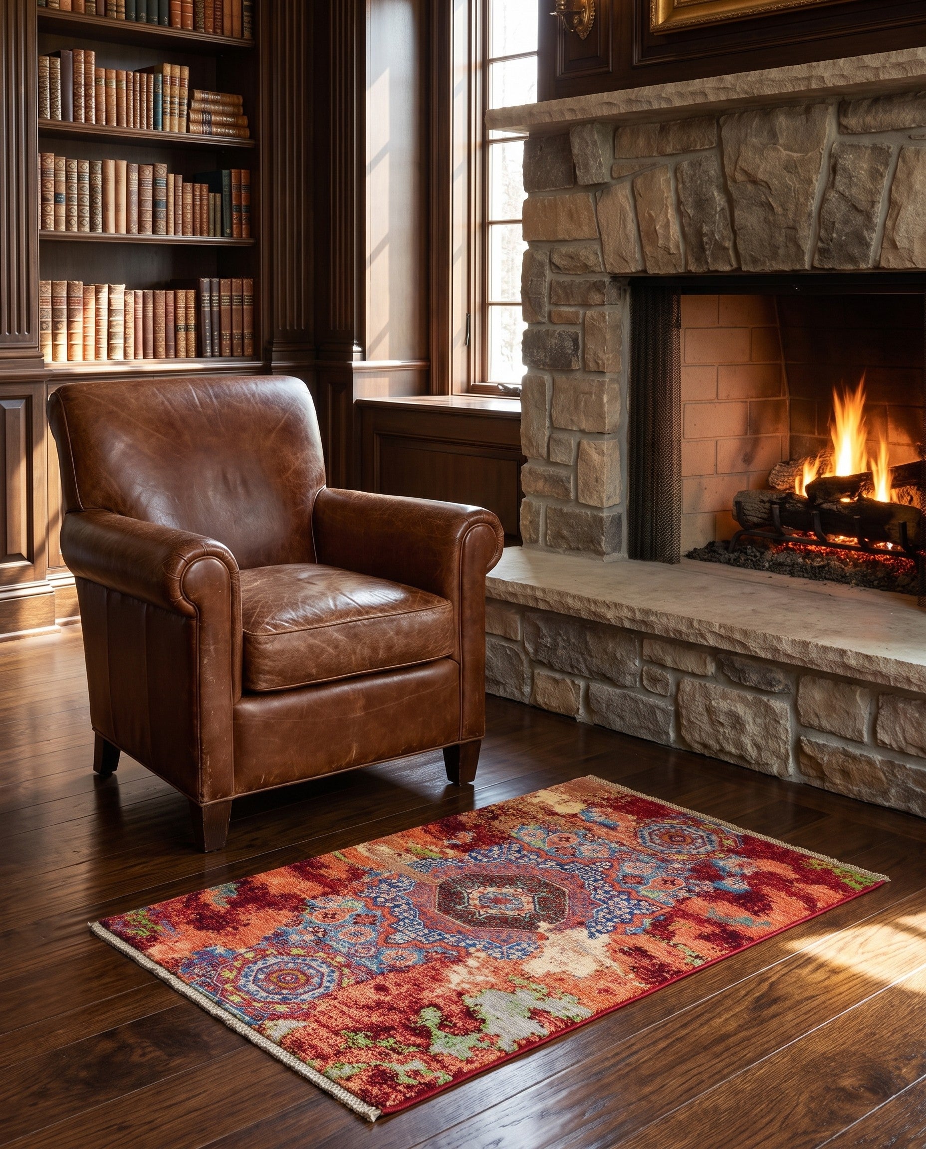 2' 10 x 4' Hand Knotted Mamluk Ziegler Rug