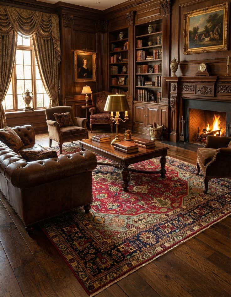 Detail image of  6' 7 x 9' 8  Hand Knotted Tabriz Persian Wool Rug