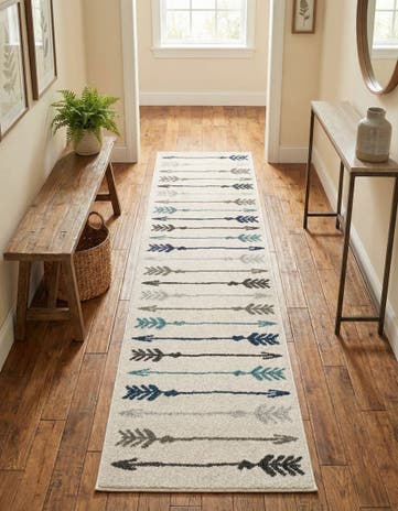 Ivory Equinox Runner Rug