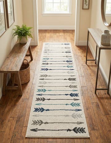 Ivory Equinox Runner Rug