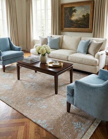 5' 6 x 7' 10 Hand Knotted Darya Wool Rug