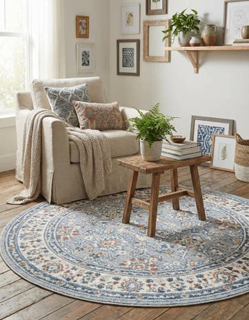 4' 1 x 4' 1 Charlotte Round Rug