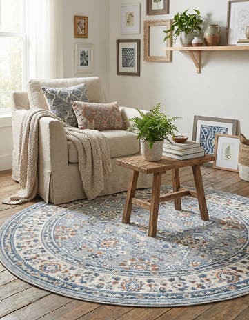 4' 1 x 4' 1 Charlotte Round Rug