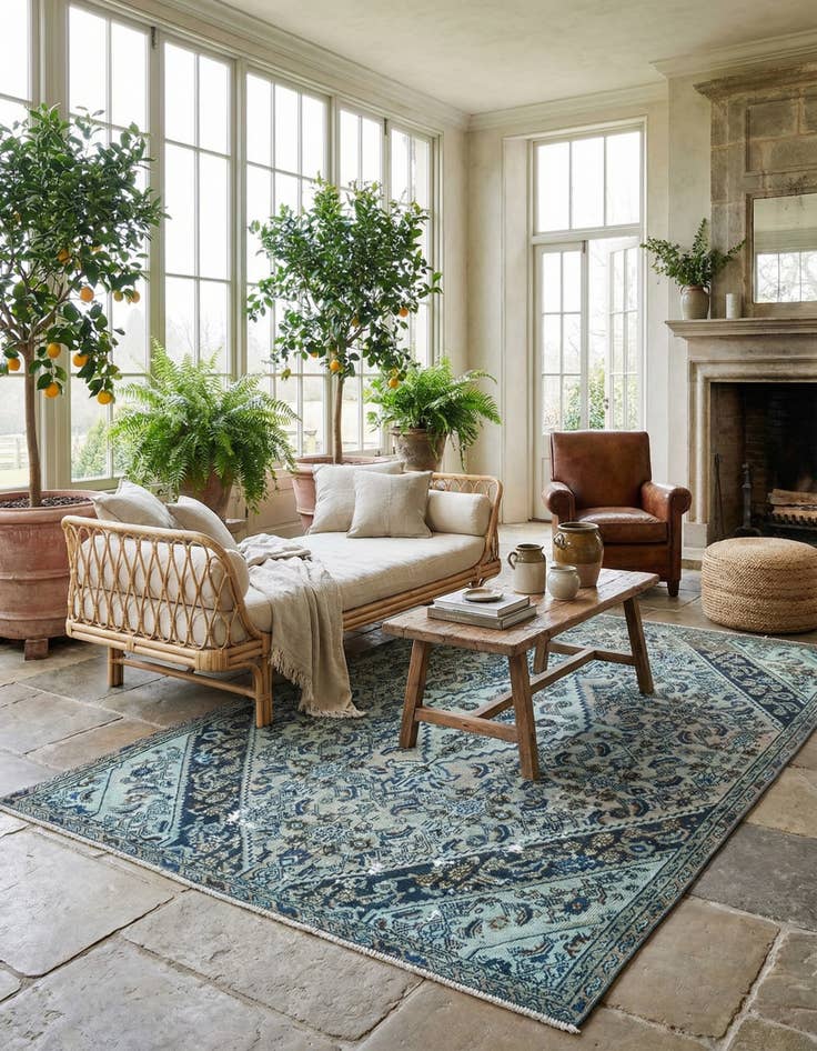 Detail image of 5' 5 x 8' 10 Vintage Rug