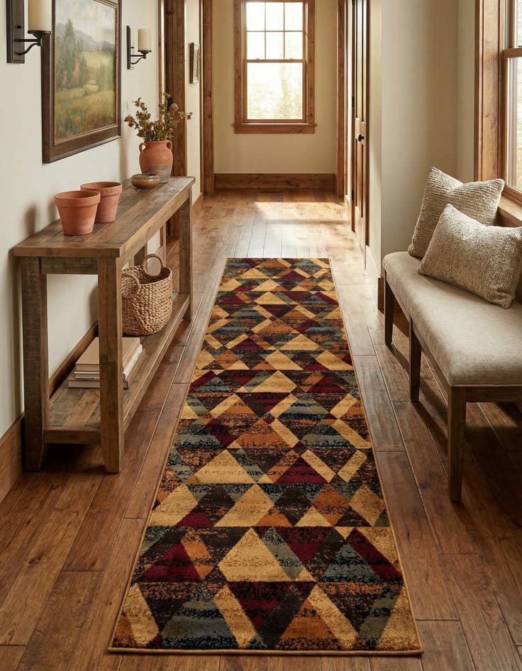 Detail image of 2' 7 x 12' Cafe Runner Rug