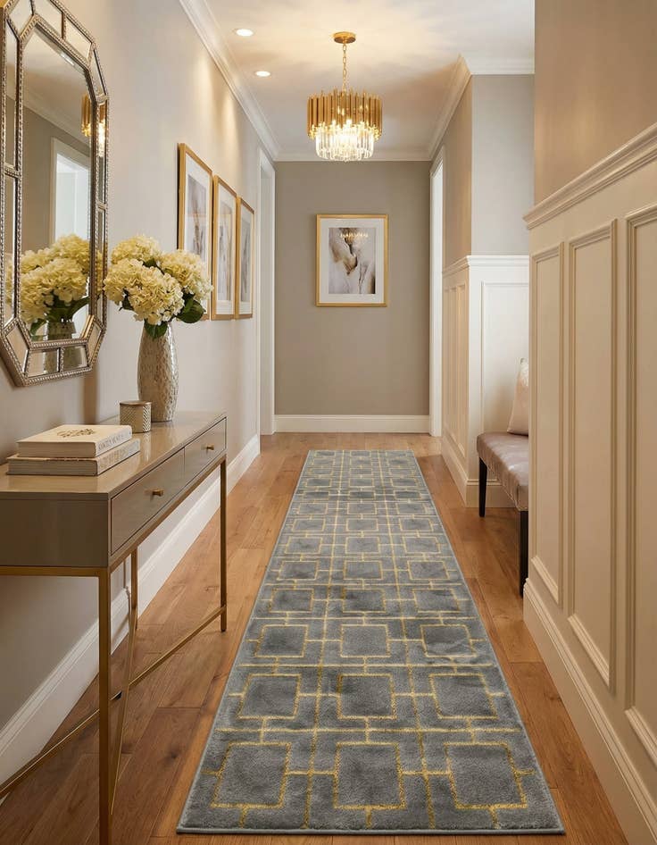 Detail image of  2' x 10'  Marilyn Monroe™ Glam Deco Runner Rug