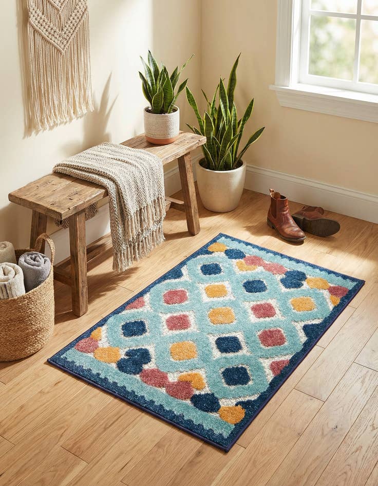 Detail image of  2' x 3'  Washable Belize Indoor / Outdoor Rug
