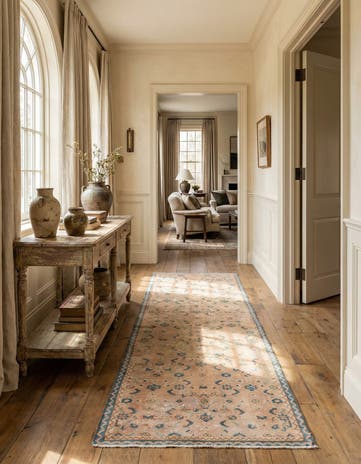 2' 4 x 8' 8 Hand Knotted Ultra Vintage Persian Wool Runner Rug
