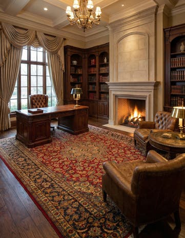 9' 10 x 12' 10 Hand Knotted Isfahan Persian Wool Rug