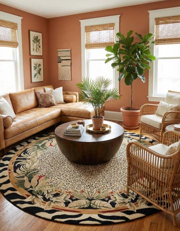 10' x 10' Savannah Round Rug