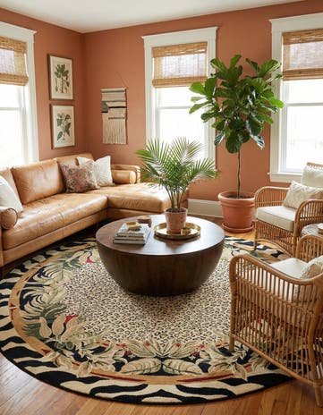 10' x 10' Savannah Round Rug