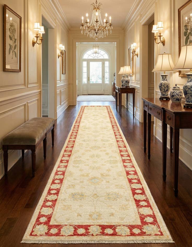 Detail image of 2' x 12' 1 Kaizar Wool Runner Rug