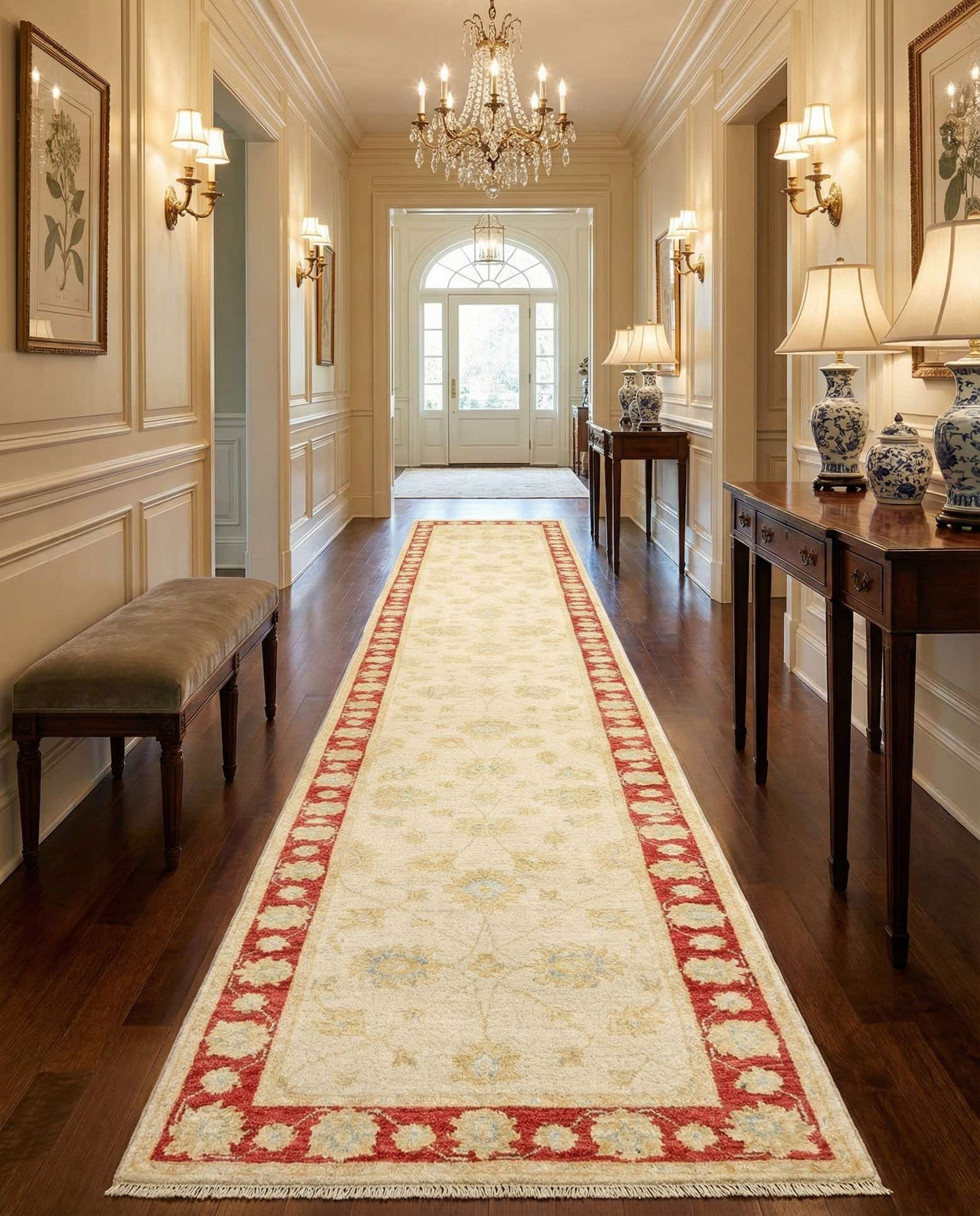 2' x 12' 1 Kaizar Wool Runner Rug