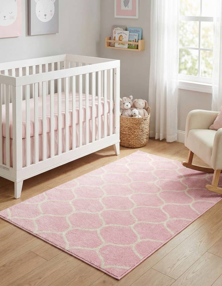 Detail image of 2' x 3' Trellis Frieze Rug