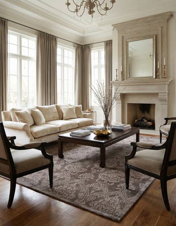 6' 9 x 10' Hand Knotted Darya Wool Rug
