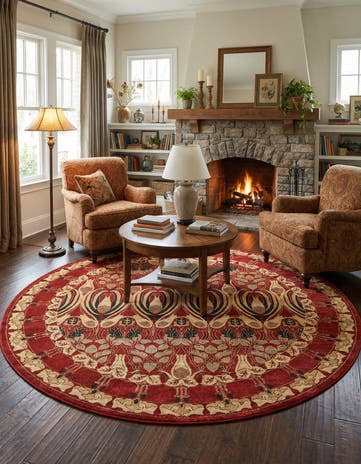 8' x 8' Kensington Round Rug