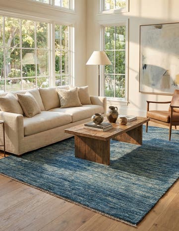 5' 5 x 8' Hand Knotted Darya Wool Rug