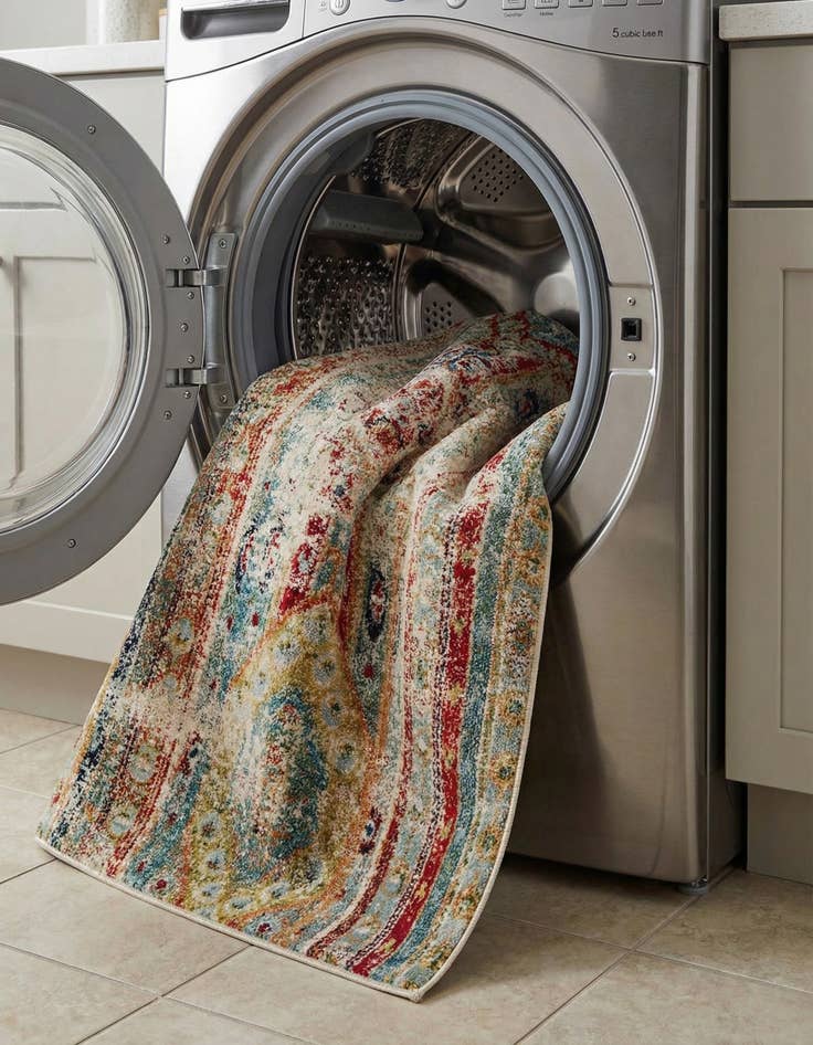 Detail image of  4' x 6'  Washable Mesa Rug