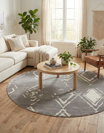 Jill Zarin 8' x 8' Uptown Carnegie Hill Round Rug