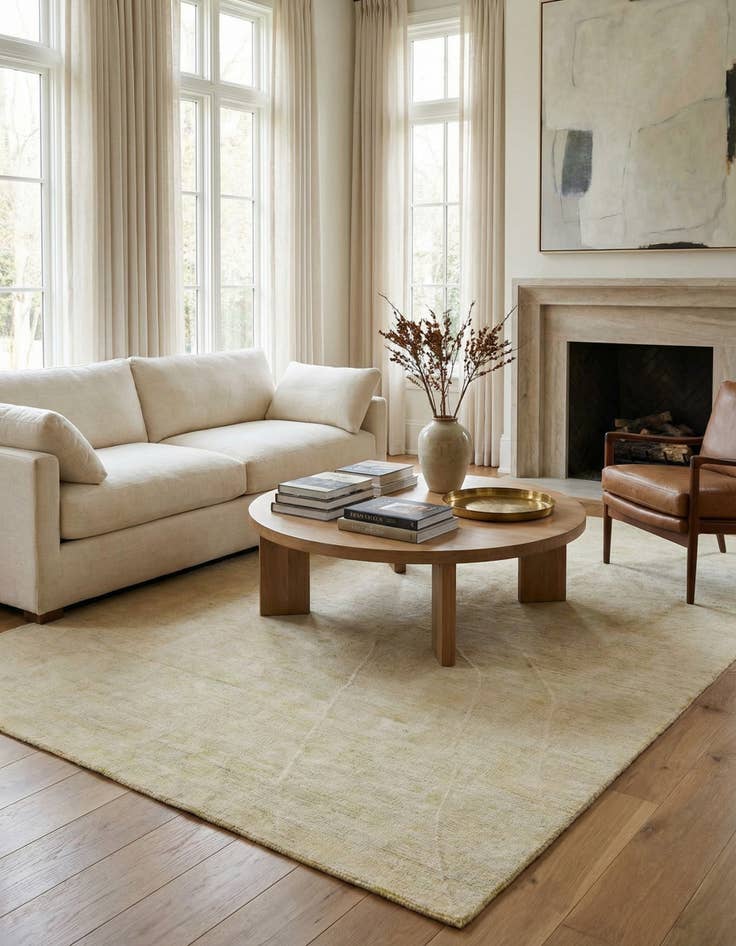 Detail image of 6' 4 x 9' 6  Hand Knotted Darya Wool Rug